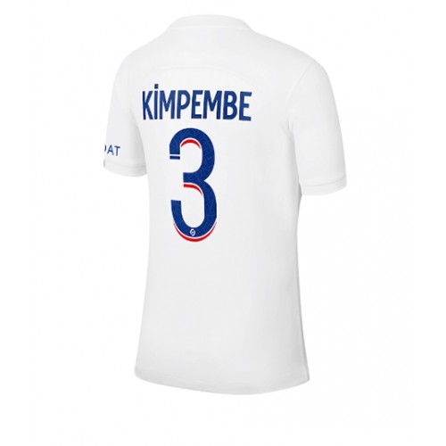 Dres Paris Saint-Germain Presnel Kimpembe #3 Rezervni 2022-23 Kratak Rukav